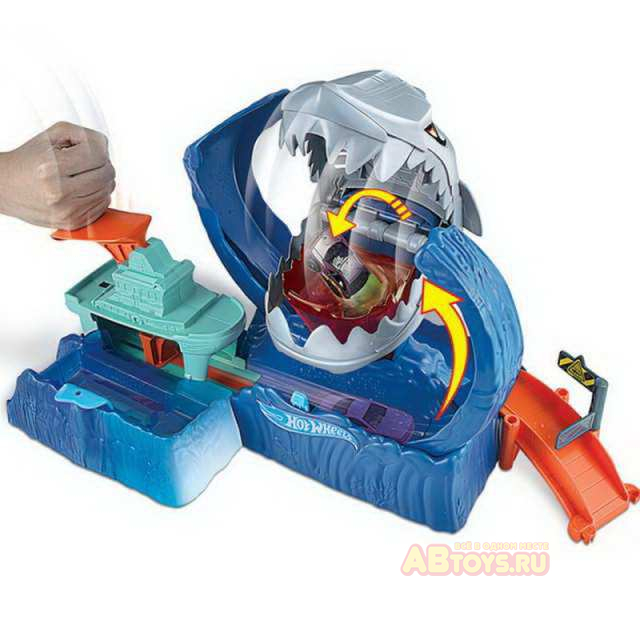 Игровой набор Mattel Hot Wheels Сити Ледяная акула
