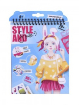Набор для творчества ЯиГрушка Style&Smile блокнот малый «Девочка-зайчик» 16*20 см