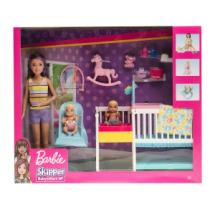 Игровой набор Mattel Barbie Скиппер и малыши