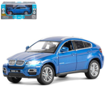 Машинка металлическая Автопанорама 1:26 BMW X6, синий