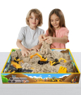 Игровой набор Космический песок Большая стройка с песочницей 1,5 кг