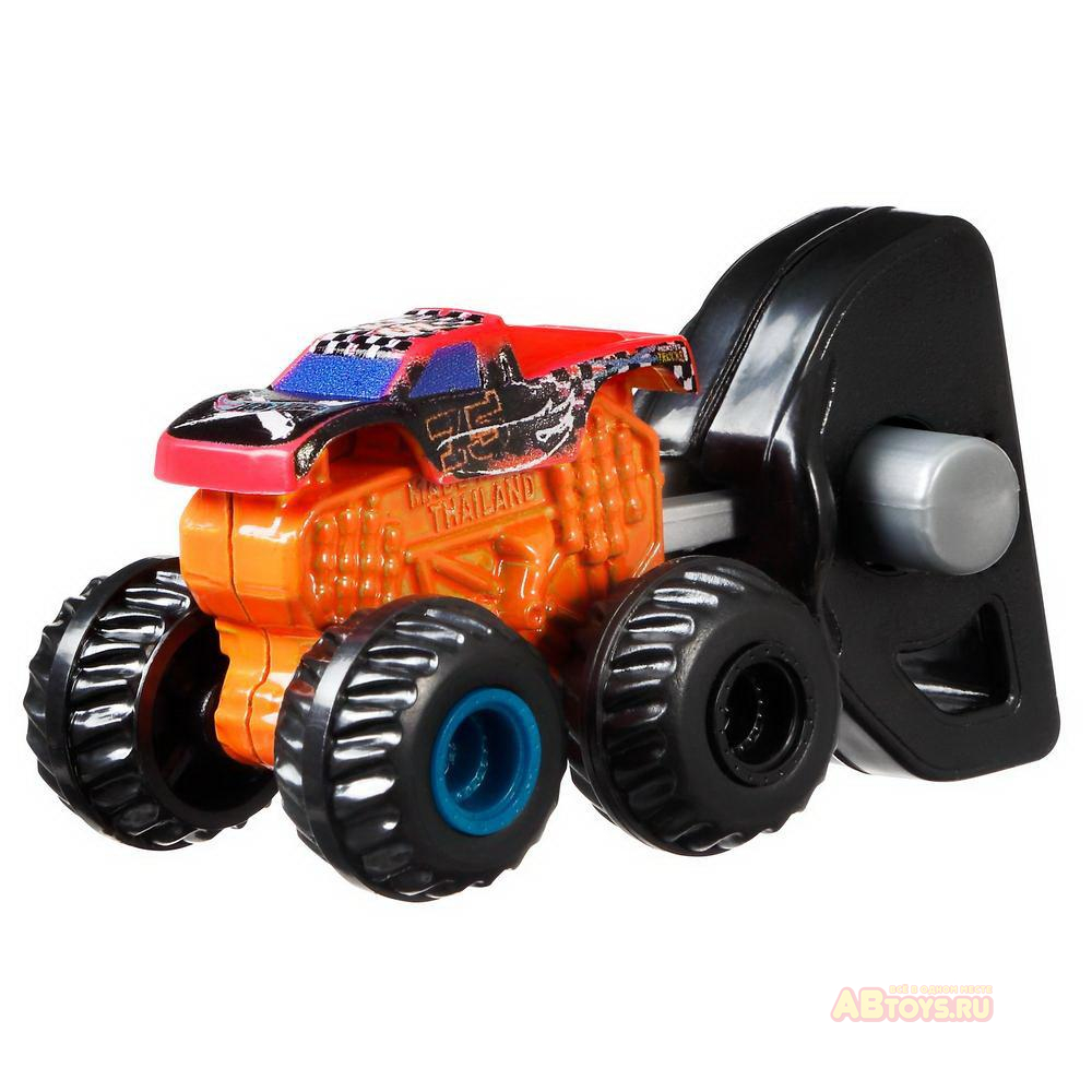 Машинка Mattel Hot Wheels Монстр-трак с заводным механизмом (сюрприз)