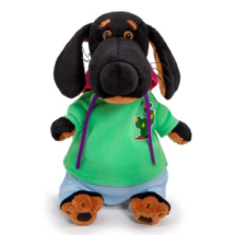 Мягкая игрушка BUDI BASA Собака Ваксон в толстовке 25 см