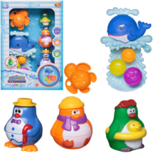Набор игрушек для ванной ABtoys Веселое купание Кит (5 предметов)