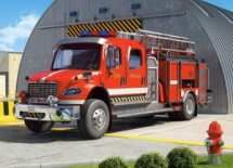 Пазл Castorland 120 деталей Пожарная машина, средний размер элементов 2×1,5 см