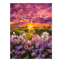 Набор для творчества LORI Картина по номерам холст на подрамнике Солнечные лучи 30*40 см