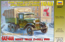 Сборная модель ZVEZDA Советский трехосный армейский грузовик ГАЗ-ААА
