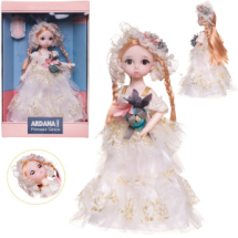 Кукла Junfa Ardana Princess 30 см в роскошном белом платье в подарочной коробке