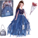 Кукла ABtoys "Вечерний раут" в длинном платье с пышной юбкой, русые волосы 30см