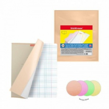 Набор обложек ErichKrause Glossy Neon пластиковых для тетрадей и дневников 212х347мм 150 мкм (пакет 12 шт)