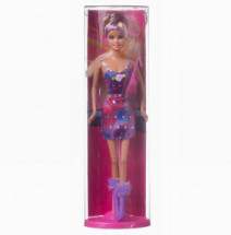 Кукла Defa Lucy Яркая девушка в платье с цветами с сумочкой 29 см