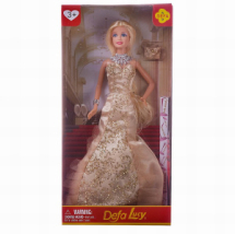 Кукла Defa Lucy "Светский прием" в золотом платье 29см