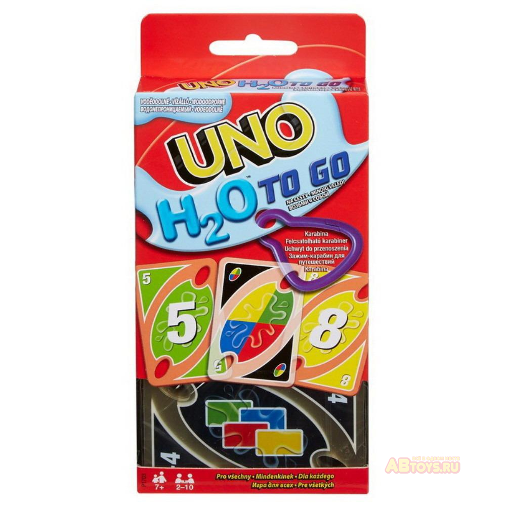 Настольная игра Mattel UNO H2O TO GO