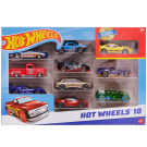 Набор машинок Mattel Hot Wheels Подарочный 10 машинок №86