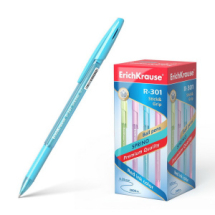 Ручка шариковая ErichKrause R-301 Spring Stick&Grip 0.7, цвет чернил синий (в коробке по 50 шт.)