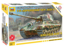 Сборная модель ZVEZDA Немецкий танк Королевский тигр