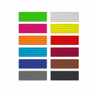 Пластилин классический ArtBerry с Алоэ Вера Neon 12 цветов, 180г (коробка)