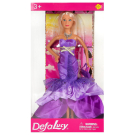 Кукла Defa Lucy Званный вечер в вечернем сиреневом платье с сумочкой 29 см