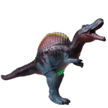 Фигурка Junfa динозавра большая (из мягкого материала) темно-бордово-синяя - Спинозавр