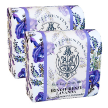 Мыло La Florentina Iris of Florence & Lavender Флорентийский Ирис и Лаванда 106 г 2шт