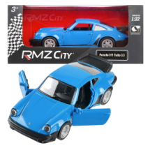 Машина металлическая RMZ City серия 1:32 Porsche 930 Turbo (1975-1989), синий цвет, инерционный механизм, двери открываются