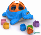 Сортер Черепаха, дидактическая игрушка 23,5х17,5х11,5 см.