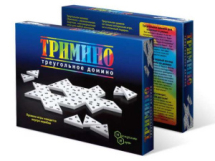 Настольная игра Нескучные игры Тримино (треугольное домино)