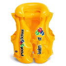 Жилет надувной INTEX "Pool School "Deluxe Swim Vest"(Делюкс Пул Скул), 3-6лет, желтый