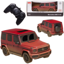 Машина р/у 1:24 Mercedes-Benz G63 AMG-Muddy version, красный, 2,4G Модель с эффектом загрязнения.