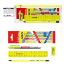 Набор ErichKrause® Neon Solid в zip-пакете, желтый 8 предметов
