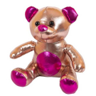 Мягкая игрушка ABtoys Медведь коричневый, 18 см.