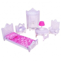 Набор мебели для кукол ФОРМА для спальни "Гарнитур" Сонечка (Для любимой куклы) 36х29,5х16,5 см.