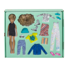 Игровой набор Mattel кукла с одеждой и аксессуарами Creatable World Делюкс Светлые кудрявые волосы