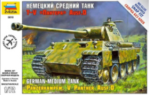 Сборная модель ZVEZDA Немецкий средний танк Пантера T-V Ausf D
