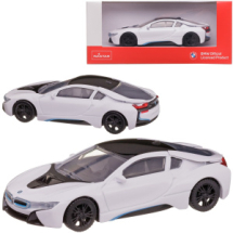 Машина металлическая 1:43 BMW i8, цвет белый