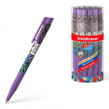 Ручка ErichKrause ColorTouch Purple Python шариковая автоматическая, цвет чернил синий