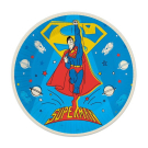 Набор бумажных тарелок ND Play Superman желтый лого 180мм 6 шт