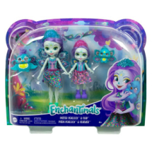 Игровой набор Mattel Enchantimals Пэттер Павлина с сестричкой и питомцами