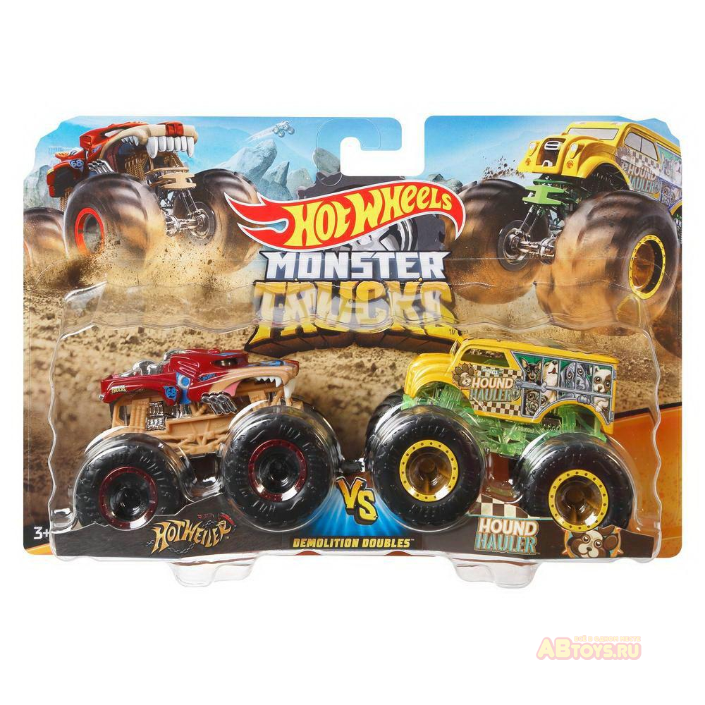 Игровой набор Mattel Hot Wheels Машинки Монстер трак коллекционные взаимное  уничтожение, набор из 2-х штук ✔️ купить в Новосибирске недорого