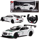 Машина р/у 1:14 Bentley Continental GT3, цвет белый 2,4G