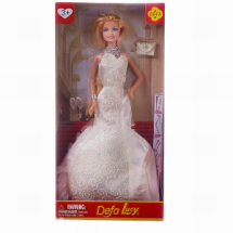 Кукла Defa Lucy "Светский прием" в белом платье 29см
