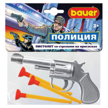 Игровой набор Bauer Полицейский пистолет со стрелами на присосках