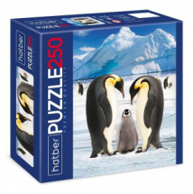 Пазл Hatber Premium Императорские пингвины 250 элементов, формат А3 280х400мм