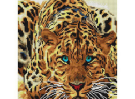 Набор для творчества Белоснежка алмазная Мозаика на раме Леопард 30*30 см