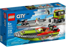 Конструктор LEGO CITY Great Vehicles Транспортировщик скоростных катеров
