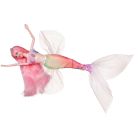 Кукла Junfa Emily Русалочка (cалатовый верх, салатово-розовый хвост), игровые предметы, 30см