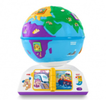 Интерактивная игрушка Mattel Fisher-Price "Смейся и учись" Глобус обучающий