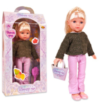 Кукла ABtoys Времена года в кофте цвета хаки 30 см