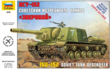 Сборная модель ZVEZDA. Советская САУ ИСУ-152