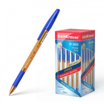 Ручка шариковая ErichKrause R-301 Amber Stick&Grip 0.7, цвет чернил синий (в коробке по 50 шт.)